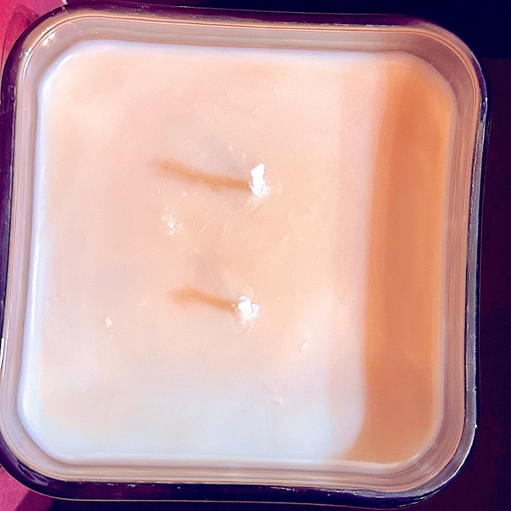 Hand crafted candle in any flavor you want. As long as we have it.